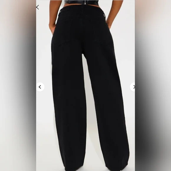 Fashion Nova NWTs Make Your Life Shine Distressed Pant - Picture 4 of 6